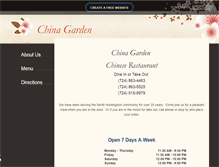 Tablet Screenshot of chinagardennh.com